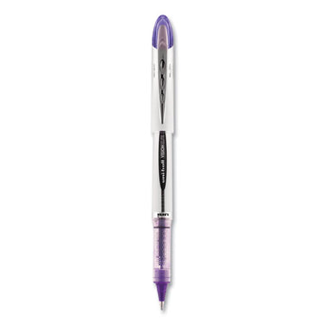 uni-ball® Vision Elite Roller Ball Pen, Stick, Bold 0.8 Mm, Purple Ink, White-purple Barrel freeshipping - TVN Wholesale